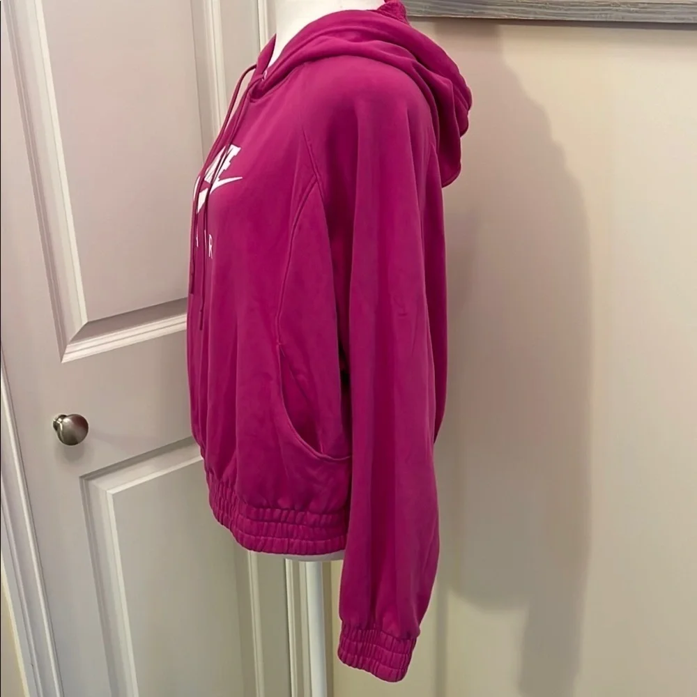 Nike Air Oversized Loose Fit Baggy Cropped Hoodie Long Sleeve Large